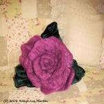 Rose Soft Sculpture Pillow Ringbearer Wedding