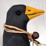 Crow Cloth Soft Sculpture Primitive Doll