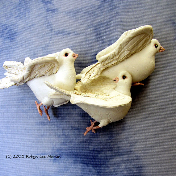 Pdf Pattern Doves Soft Sculpture Wall Hanging